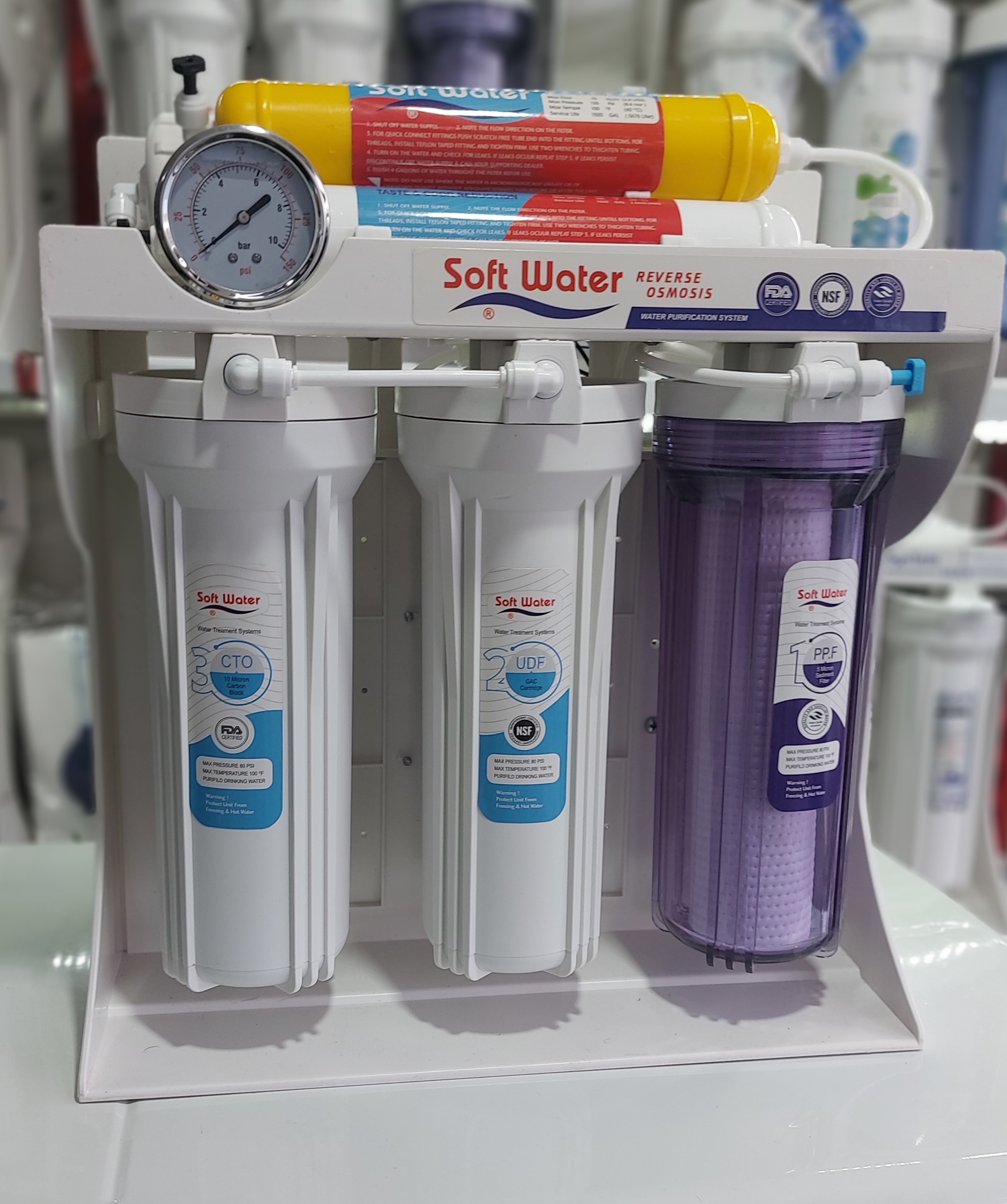 دستگاه تصفیه آب soft water کیفیت عالی(پس کرایه)