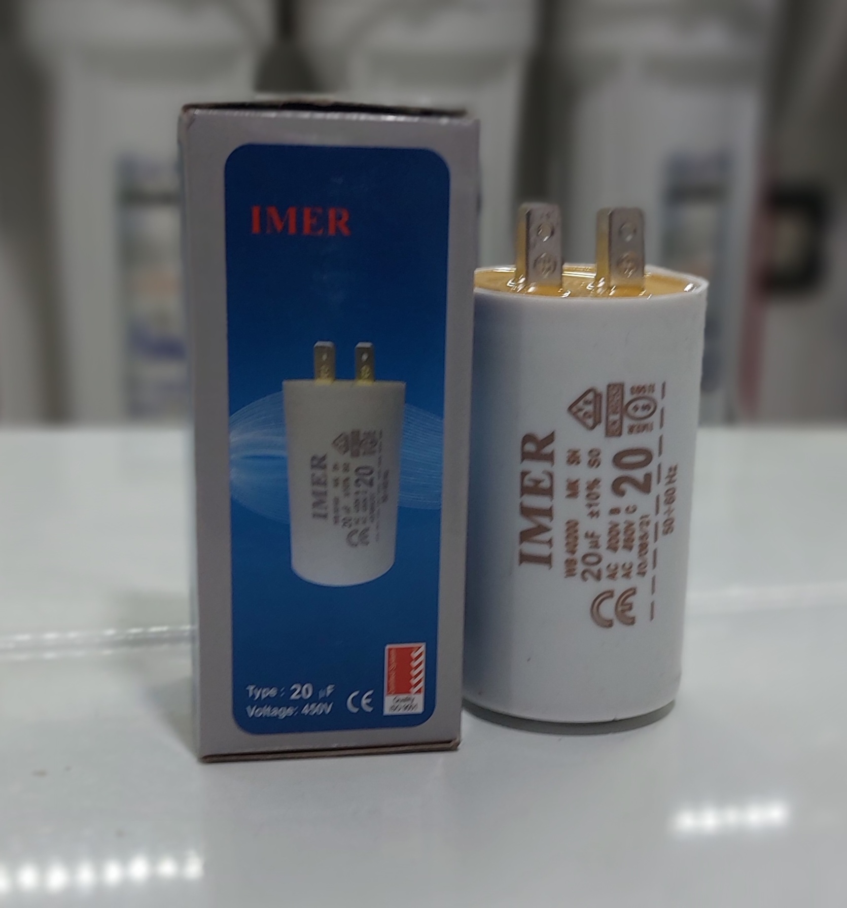 خازن۲0 میکروفاراد ایمر